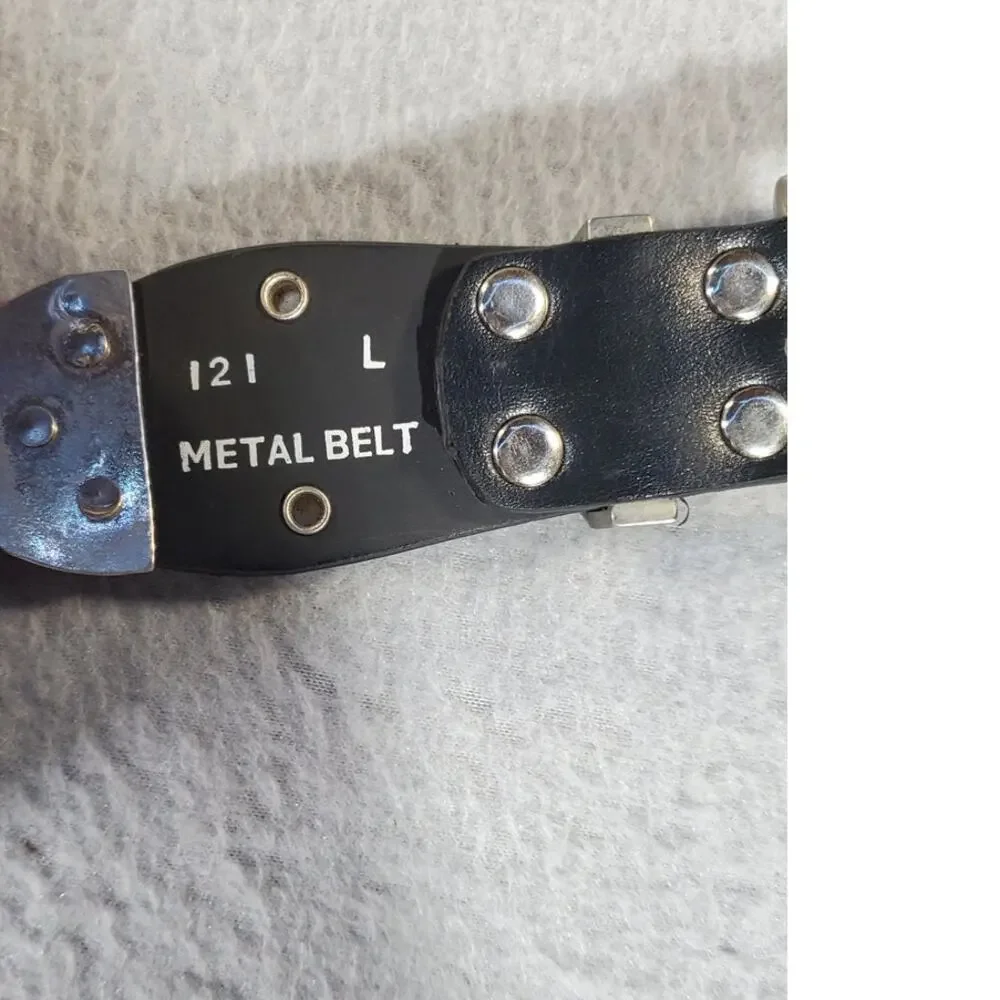 Vintage Y2K Motorcycle Metal Chain Belt Chopper Biker Rocker Size Large chopper